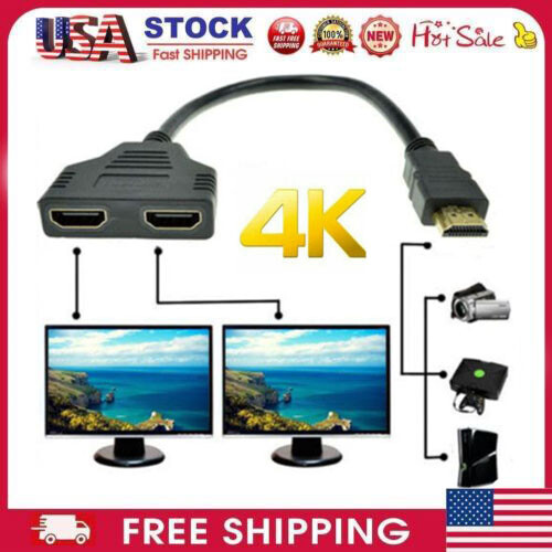Hdmi cable splitter adapter - splitter,
